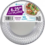 Member's Mark Clear Plastic Plates, 6.25" (90 Count) New. Price: $32.99.