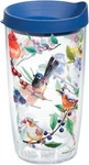 Tervis Watercolor Songbirds Made Usa Double Walled Insulated 16 Oz, Clear New. Price: $29.97.