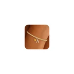 November Birthstone Bracelets For Women - 14K Gold Plated Letter Beaded Bra... New. Price: $22.72.