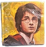 Harry Potter Goblet Party Cocktails Birthday 16CT Napkins 6.75" New Vintage. Price: $8.49.