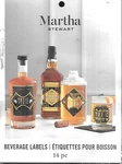 Martha Stewart Beverage Labels Etiquettes Pour Boisson 14 Pc - Nip New. Price: $15.00.