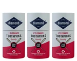 Bulk 3X 250CT Wooden Toothpicks Diamond Oral Care Catering Party New. Price: $30.35.