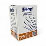 Hefty Unwrapped Jumbo Straws - Translucent Plastic 2500 Count New. Price: $13.82.
