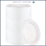 Classic Round White Plastic Plates 6 Inch, 800 Count For Parties And Events New. Price: $91.89.