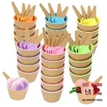 Hbaushun Plastic Ice Cream Bowls With Spoons,reusable 26 Pack 1 New. Price: $59.75.