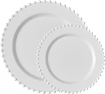 Plasticpro 32 Piece Combo Dinner Plates Disposable Fancy Heavy New. Price: $24.89.