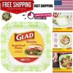 Square Heavy Duty Paper Plates, Soak Proof And Cut Disposable Fo... New. Price: $29.57.