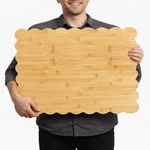 Scalloped Bamboo Cutting Board 24 X 18 Inch Charcuterie ... New. Price: $65.00.