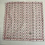 Mud Pie Christmas Cloth Napkin Set 4 White Red Stripe & Dot Tiny Green Trees New. Price: $14.99.