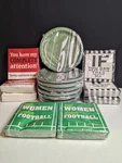 Big Game Football Tailgate Party Pack 144 Paper Plates + 288 Napkins Funny New. Price: $24.99.