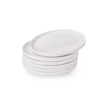 Antokueh White Porcelain Flat Dessert Plates Set Of 6 8.2 Inch Ceramic Dishes New. Price: $43.40.