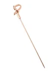 Mercer Culinary Barfly 4.3" Copper-plated Cocktail Picks W/bamboo Knot Top New. Price: $23.44.