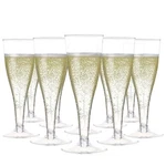 Clear Plastic Champagne Glasses 100 Pieces Disposable Flutes For Parti New. Price: $42.16.
