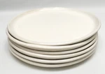 6 Looks Like White Ceramic Handmade Porcelain Textured Salad Plates 8 New. Price: $131.25.