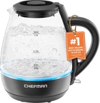 1L Electric Glass Kettle W/ Led Indicator Light, Automatic Shutoff - Black New. Price: $16.19.