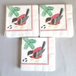 Packs Vintage Pam Marker Paper Napkins Cocktail Chickadee 3-PLY 20 Pkg New. Price: $18.95.
