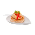 Restaurantware Pulp Tek 3.7 Inch Mini Plates 100 Leaf Shaped Bagasse Spoons - New. Price: $63.66.