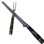 Vintage Carvel Hall By Briddell Fine Cutlery Carving Knife & Fork Duck Stainless Used. Price: $35.00.
