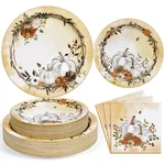 200PCS Fall Paper Plates And Napkins Sets, Wate... New. Price: $36.10.