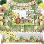 Winnie Baby Shower Decorations The Pooh Balloons, Backdrop, Welcome Ba... New. Price: $56.02.