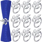 Hotop 150 Silver Leaf Napkin Rings Holders Bulk Glossy For Wedding Party Dinner New. Price: $79.88.