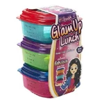 New SET/3 Glitter Stack Containers 1 Cup & Lids Bpa Free Glam Lunch. Price: $14.99.
