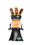 Tabletop Beverage Dispenser Beer Tower 5 Liter, Bottles, With Cooling Three Taps New. Price: $199.95.