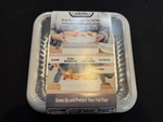 Fancy Panz 8X8 Foil Portable Party Dish Caddy White New. Price: $16.00.