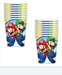 Amscan Vibrant Multicolored Super Mario Brothers Paper Cups - 9 Oz 16 Pack New. Price: $9.90.