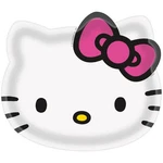 Unique White Hello Kitty Shaped Paper Plates - 8.50" X 7.38" (pack Of 8) Fun New. Price: $10.19.