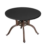 Laffoonparts Outdoor Waterproof Round Table Cover, 42" Dia X 4" H Black New. Price: $22.85.