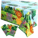 Tatuo 3 Pcs Jungle Party Tablecloth 54 X 108 Inch Safari Animals New. Price: $19.18.