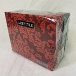 Artstyle Premium Paper Napkins Baroque Red/green 2 Ply 15" X 17 150 New Sealed. Price: $14.95.