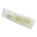 Vegware Vwkfswn Compostable Fork/knife/spoon/napkin Cutlery Kt - Wt (250/CT) New. Price: $49.40.
