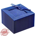 Dayammi 100 Pcs Blue Glitter Dessert Plates 6" With Forks New. Price: $34.99.