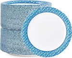 8.375 Inch Disposable Paper Plates, 300 Count Soak And Cut Proof Printed New. Price: $54.99.