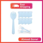 Eusoar Heavy Duty Disposable Sporks, 200PCS 4.5"X1.3" Plastic New. Price: $18.45.
