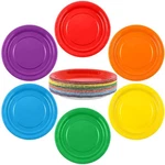 Breroa 72 Pieces 9 Inch Colored Paper Plates Disposable Heavy Duty Plat... New. Price: $33.89.