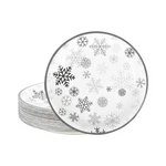 Snowflake Paper Plates Christmas Disposable Party Winter Holiday 7 Inc... New. Price: $19.96.