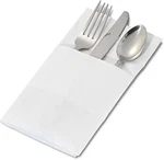 New Open Dinex Pocketfold Napkin 1/2 Fold, 17"X17"X9.75"- 1200PK- DX6999PF0202. Price: $82.00.