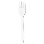 Dart Style Setter Medium Weight Cutlery Fork White 6.1" Pp 1000/CASE New. Price: $44.57.