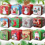 Lallisa 24 Pcs Christmas Cookie Lids 12 Styles Square Xmas Candy Set New. Price: $67.28.