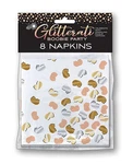 Glitterati NAPKINS-8 Pack, Metallic Stamped Boobs, Bachelorette Party Trend New. Price: $13.80.