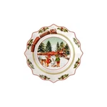 Villeroy & Boch Annual Christmas Edition Collection 9.25 In, White/colorful New. Price: $40.99.