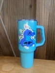 Disney Lilo Stitch 40OZ Insulated Travel Tumbler With Handle Used. Price: $11.99.