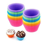 Reusable Silicone Cupcake Baking 24 Pack, 2.75 Inch Cups, & Non-stick Mu... New. Price: $14.58.