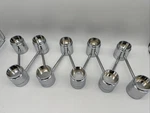 Adjustable 10 Tea Light Philippi Chrome Candle Holder Used. Price: $75.00.