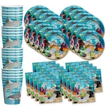 Shark Birthday Party Supplies Ocean Animal Theme Coral Reef New. Price: $27.34.