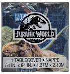 Unique Jurassic World Plastic Tablecover 54IN X 84IN New. Price: $12.99.