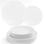 Trendables Plastic Dinnerware Set - 40 Piece Disposable Plates For Party ... New. Price: $48.42.